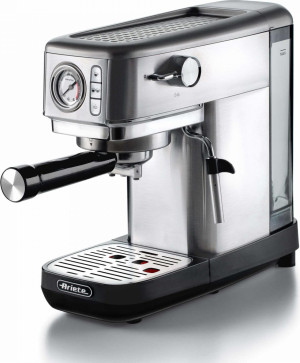 Ariete 00m138110ar0 Macchina Caffè Cialde E Caffè Macinato In Polvere Espresso Manuale 1 O 2 Tazze 1300w Colore Argento - 00m138110ar0