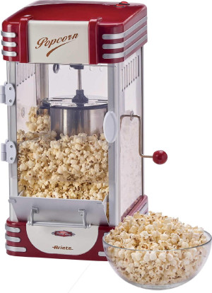 Ariete 2953 Macchina Per Pop Corn Capacità 2,4 Litri Potenza 310 Watt Colore Rosso / Bianco - Popcorn Popper Xl - 2953