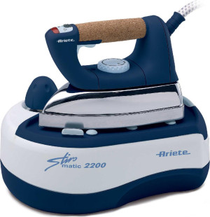 Ariete 6257 Ferro Da Stiro Con Caldaia A Vapore Professionale Potenza 2000 Watt Manico In Sughero - 6257 Stiromatic 2200