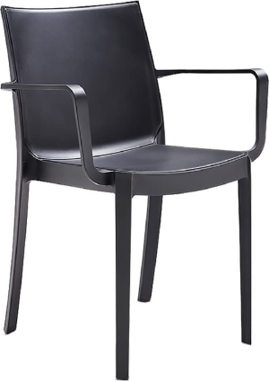 bica 351.1 Sedia Per Esterni Impilabile In Polipropilene Dimensioni 58x55x82 Cm Colore Tortora - Verona
