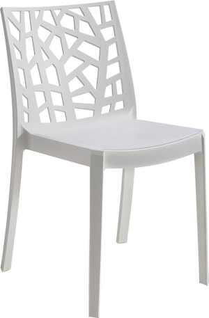 bica Bc352b Sedia Per Esterni In Plastica Colore Bianco - Matrix