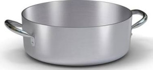 ballarini 7016.32 Pentola Casseruola Bassa In Alluminio 32 Cm Con 2 Manici - Serie 7000