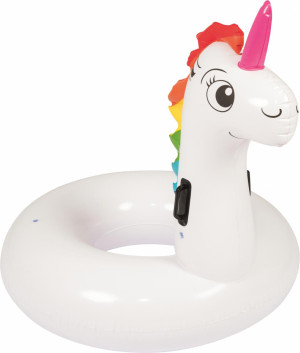 bestway 36123 Salvagente Bimbi Ciambella Gonfiabile Mare 136x131 Cm Unicorono - 36123