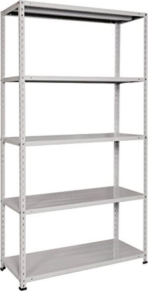 bizzotto B200g Scaffale Metallo Scaffalatura 5 Ripiani Cm. 100x40x188 H Colore Grigio - B200g