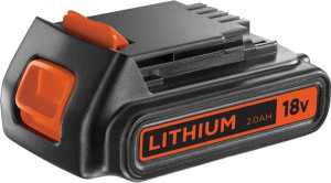 Black & Decker Bl2018 Batteria Di Ricambio Compatibile Con Modelli A Batteria Litio 18v 2.0ah - Bl2018