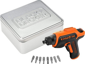 Black & Decker Cs36bst Avvitatore A Batteria Svitavvita Senza Fili Cordless Ricaricabile 3.6 V Velocità 180 Rpm Vano Porta Inserti - Cs36bst