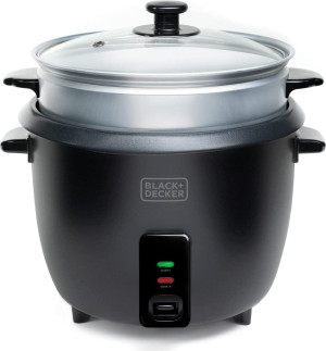 Black & Decker Bxrc1800e Cuociriso Cuoci Riso Risottiera Capacità 1.8 Litri Potenza 700 Watt - Bxrc1800e