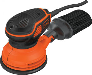 Black & Decker Ka199 Levigatrice Rotorbitale Potenza 240 Watt Velocità A Vuoto 13000 Orbite/min Diametro 125 Mm - Ka199