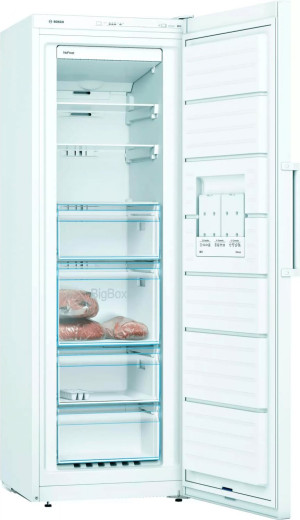 Bosch Gsn33vwep Congelatore A Cassetti Verticale Capacità 225 Litri No Frost Classe Energetica E Capacità Di Congelamento 20 Kg/24h Colore Bianco -