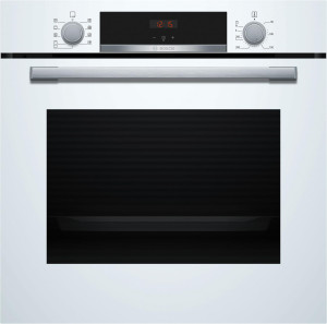Bosch Hba534bw3 Forno Elettrico Da Incasso Ventilato Multifunzione Con Grill Idrolitico 71 Litri 60 Cm Classe A+ Colore Bianco - Hba534bw3 Serie 4