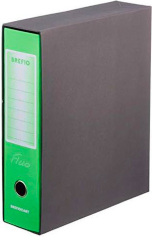brefiocart 0201190vf Confezione 12 Registratori Prot 8cm Verde Fluo - 0201190vf