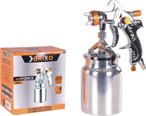 brixo 450-Br-Aer Aerografo Pistola Per Verniciatura Inferiore Da 1000 Cc - 450-Br-Aer