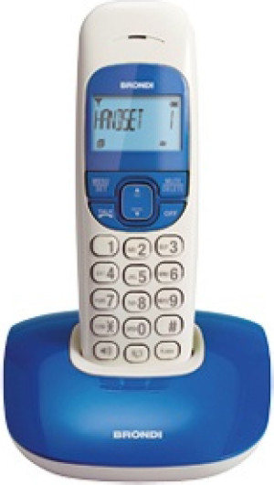 Brondi Nice/bb Telefono Cordless Dect Suonerie Polifoniche Vivavoce Colore Blu / Bianco - Nice