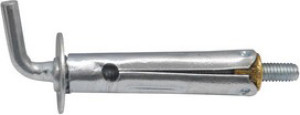 brugel Ta017 Tasselli In Acciaio Ø 6 Mm L. 30 Mm Con Gancio Corto Confezione Da 200 Pezzi - Ta017