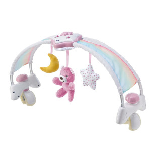 Chicco 10473.10 Rainbow Sky Arco Lettino Neonato 2in1 Evolutivo Giostrina Elettrica Per Bambini Da 0+ Mesi - 10473.10