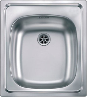 011934xcssx Lavello Cucina 1 Vasca Da Incasso Sottotop Larghezza 44 Cm In Acciaio Inox - 011934xcssx Cinzia