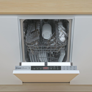 Candy Cdih 2t1047 Lavastoviglie Da Incasso 45 Cm Slim Capacità 10 Coperti Classe E Incassata A Scomparsa Totale - Cdih 2t1047