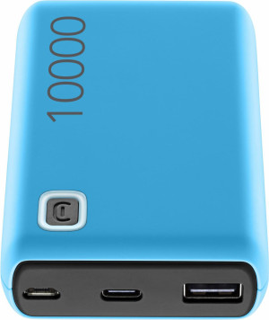 Cellular Line Pbessence10000b Power Bank 10000 Mah Caricabatterie Portatile Universale Usb-C Colore Blu - Pbessence10000b