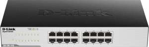 D-Link Go-Sw-16g/e Switch Gigabit Easy Ethernet Gigabit Desktop Switch Nero - Go-Sw-16g