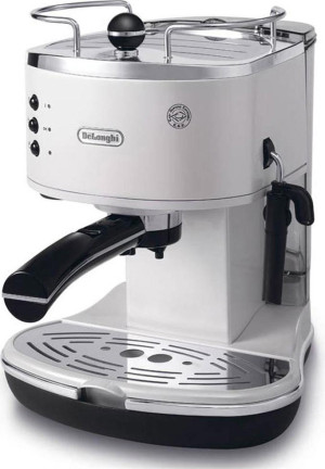 DeLonghi Eco 311.W Icona Eco 311.W Macchina Caffé Cialde E Caffé Macinato In Polvere Espresso Manuale Con Erogatore Di Vapore 1 O 2 Tazze Colore