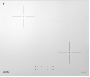 DeLonghi Pib 62 Piano Cottura Induzione 4 Fuochi Da Incasso 60 Cm Colore Bianco - Pib 62 Linea Design