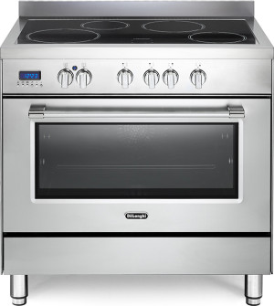 DeLonghi Pro 96 Mx In Ed Cucina A Induzione 4 Fuochi Forno Elettrico Con Grill Lxp 90x60 Cm Classe Energetica F Colore Inox - Pro 96 Mx In Ed