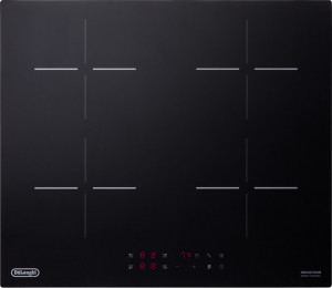 DeLonghi Yli60 Piano Cottura Induzione 4 Fuochi Larghezza 59 Cm In Vetroceramica Colore Nero - Yli 60
