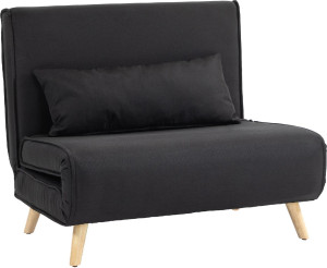 dechome 0bkj653 Poltrona Letto Stile Nordico Scandinavo In Tessuto 94x78x80 Cm Colore Nero