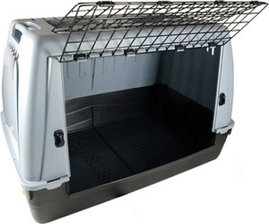 allmypets Bracco 100 Trasportino Per Cani Con Porta Tappetino Removibile 100x60x65h Cm Grigio - Bracco 100