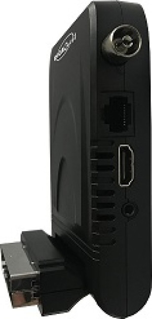 digiquest Dgqricd1219 Decoder Digitale Terrestre Ricd1219 Full Hd Con Scart Hd Snodabile A 180° Nero - Dgqricd1219 Easy Scart Voice