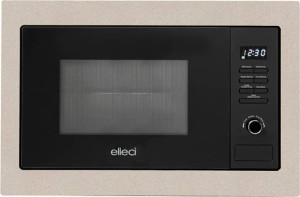 elleci Fgsp28151ws Forno A Microonde Da Incasso Combinato Con Grill Capacità 28 Litri Potenza 900 Watt Larghezza 60 Cm Finitura Granitek Colore Avena