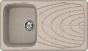 elleci Lgm40051 Lavello Cucina Fragranite 1 Vasca Incasso Con Gocciolatoio Larghezza 86 Cm Materiale Granitek Colore Avena G51 - Lgm40051 Master 400