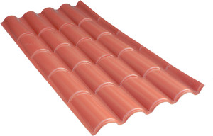 edil plast Cp017nn Lastra Coppo Polimcryl Cm 85x175 Rosso Mattone - Cp017nn