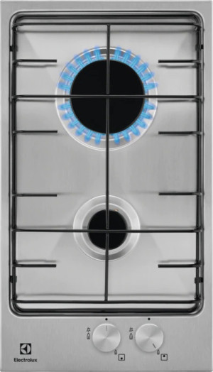 Electrolux Egg3222n Piano Cottura 2 Fuochi A Gas 29 Cm Superficie In Acciaio Inox - Egg3222n