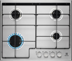 Electrolux Egs6424x Egs6424x Piano Cottura 4 Fuochi A Gas 60 Cm Colore Inox
