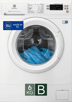 Electrolux Ew6s526w-B Lavatrice Slim 6 Kg Classe Energetica B Profondità 38 Cm Centrifuga 1200 Giri Funzione Vapore - Ew6s526w-B Perfectcare Serie 600