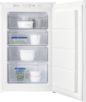 Electrolux Kub3ae88s Congelatore Verticale A Cassetti Da Incasso Capacità 98 Litri Classe Energetica E Capacità Di Congelamento 10 Kg/24h Low Frost -