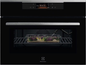 Electrolux Kvlbe08x Forno A Microonde Da Incasso Combinato Ventilato Con Grill Multifunzione Capacità 44 Litri Potenza 3000 Watt Larghezza 60 Cm