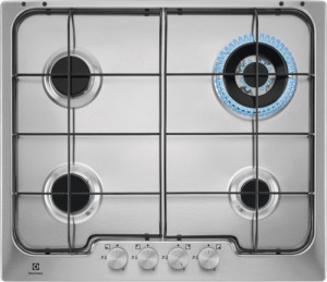 Electrolux Px640uv Px640uv Serie Soft Piano Cottura 4 Fuochi A Gas 60 Cm (1 Bruciatore Wok) Colore Inox