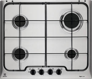 Electrolux Rgg6242oox Rgg6242oox Piano Cottura 4 Fuochi A Gas 59 Cm Colore Inox