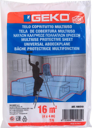 geko 100/323 Telone Copritutto Plt Mt 4x4 Gr 100 Hd 6my Pezzi 130 - 100/323