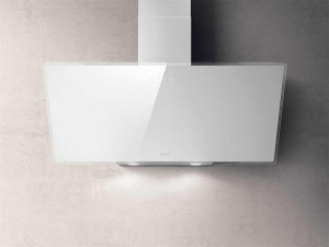 elica Prf0119828 Cappa Cucina Aspirante A Parete Larghezza 90 Cm Colore Bianco - Prf0119828 Shire Wh/a/90