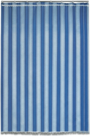elite Antille Tenda Da Sole Da Esterno E Interno A Caduta Con Ganci E Anelli 140x300 Cm Colore A Righe Blu - Antille