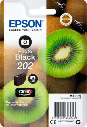 Epson C13t02f14020 Cartuccia Originale Inkjet Compatibile Con Expression Premium Xp-6000 / Xp-6005 Colore Nero - C13t02f14020 - Photo 202 Claria