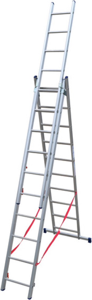 facal Sl230-3 Scala Alluminio A Libretto Telescopica 3 X 8 Gradini Altezza Mt. 5,10 - Sl230-3
