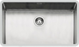 foster 2157 850 Lavello Cucina 1 Vasca Sottotop Larghezza 75 Cm Materiale Acciaio Inox Finitura Spazzolata - 2157 850 Serie Ke - R15