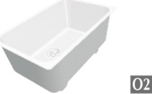 foster 8153/100 Vaschetta Per Lavello Cucina Con Vasca Da 34x40 Cm Colore Bianco - 8153/100