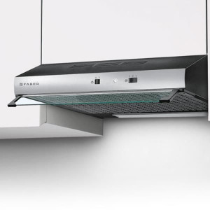 faber 300.0557.492 Cappa Cucina Aspirante Sottopensile Incasso Larghezza 80 Cm Profondità 49 Cm Colore Nero / Acciaio - Tch04-741