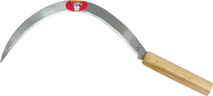falci 2501 N 4/0 Falce Falcetto Con Denti Manico In Legno Misura 4/0 - 2501