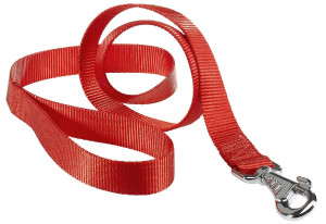 ferplast 75340922 Guinzaglio Per Cani Club G10/120 In Nylon Rosso - 75340922